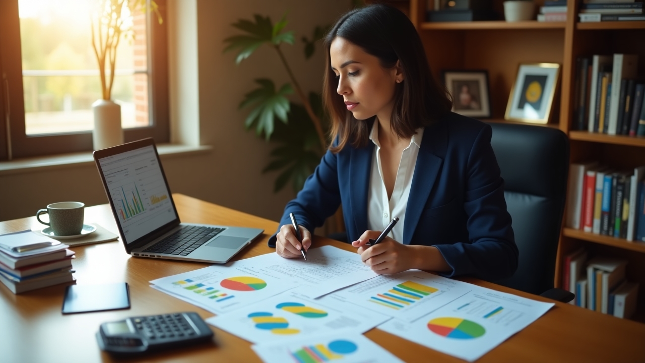 Monthly price evolution chart